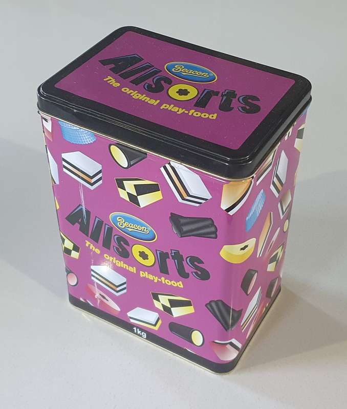 BEACON ALLSORTS tin as per photos