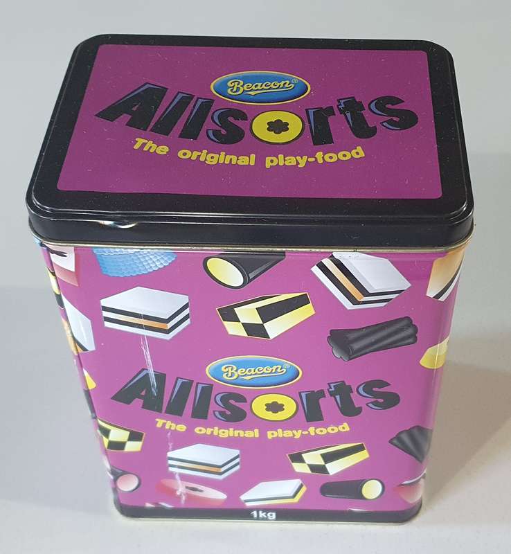 BEACON ALLSORTS tin as per photos