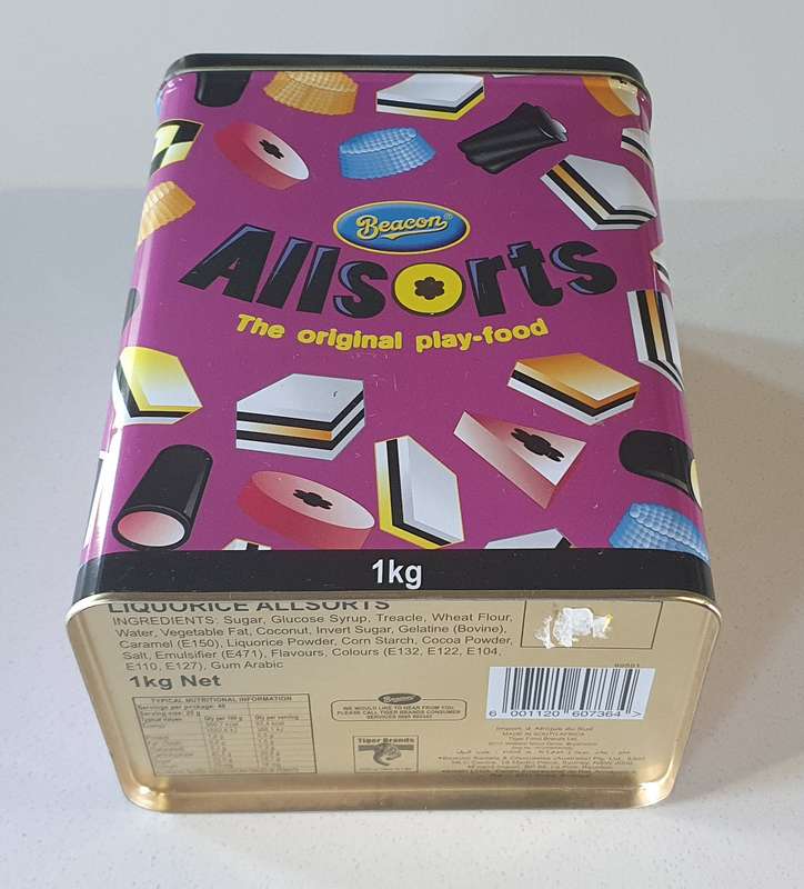 BEACON ALLSORTS tin as per photos