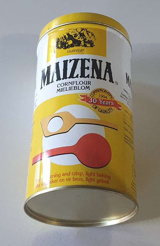 Maizena cornflour tin as per photos