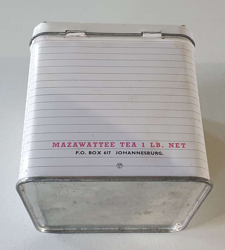 MAZAWATTEE TEA tin as per photos