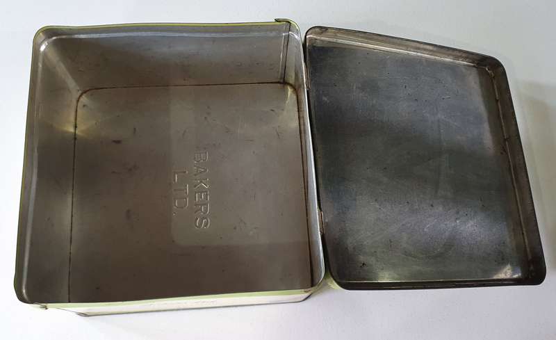 BAKERS biscuits tin as per photos