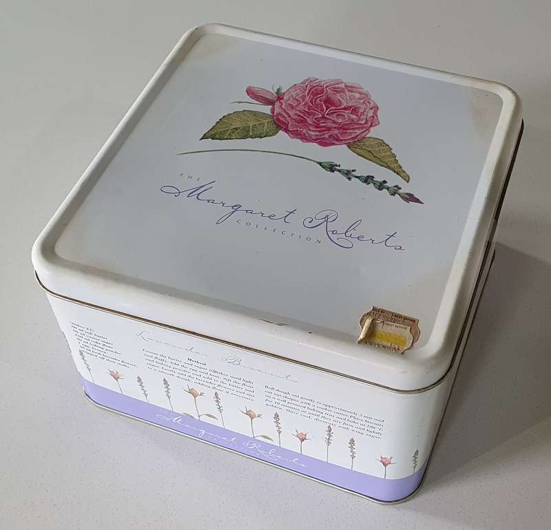 MARGARET ROBERTS tin as per photos