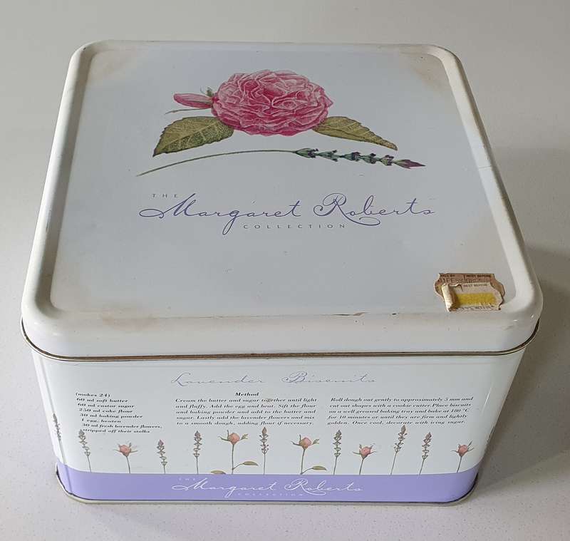 MARGARET ROBERTS tin as per photos
