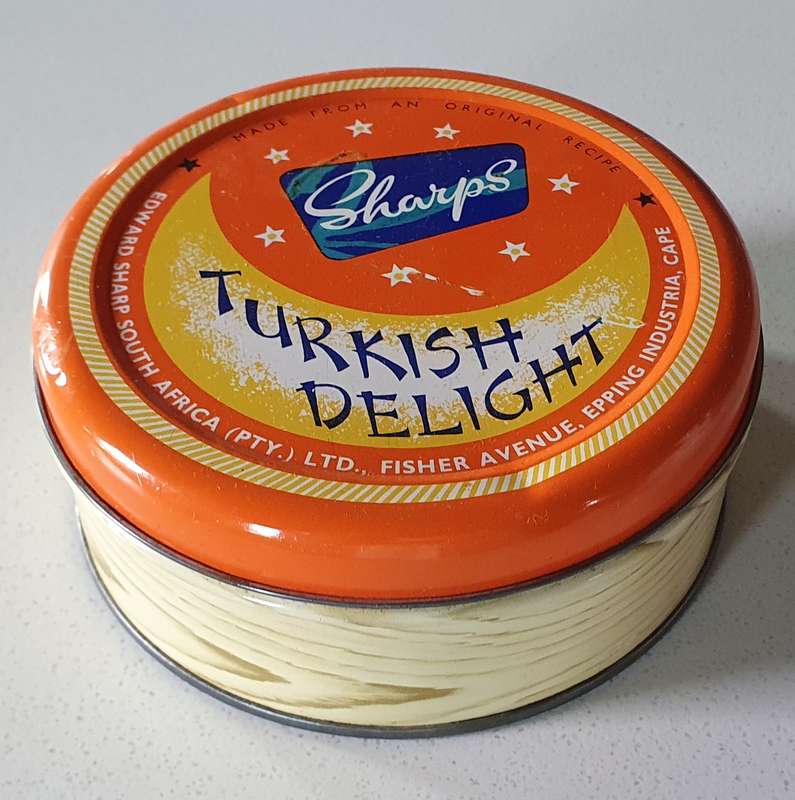 EDWARD SHARP Turkish Delight tin as per photos