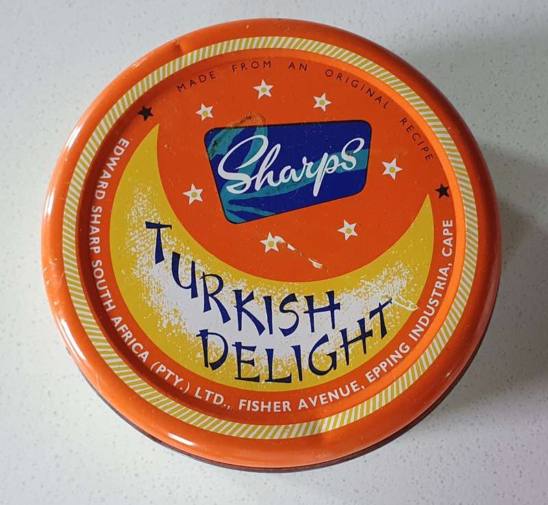 EDWARD SHARP Turkish Delight tin as per photos