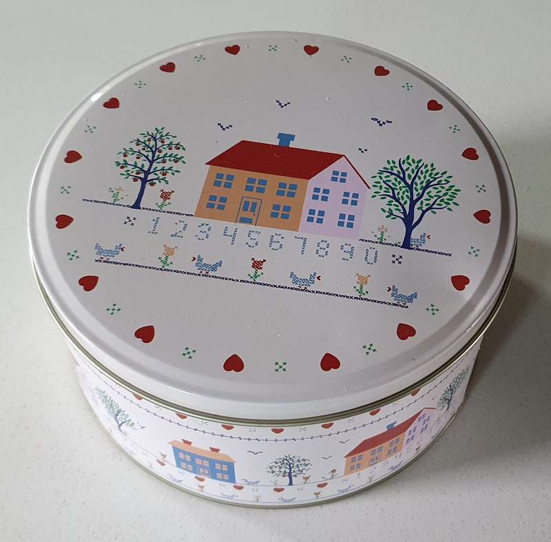 X-STITCH tin as per photos