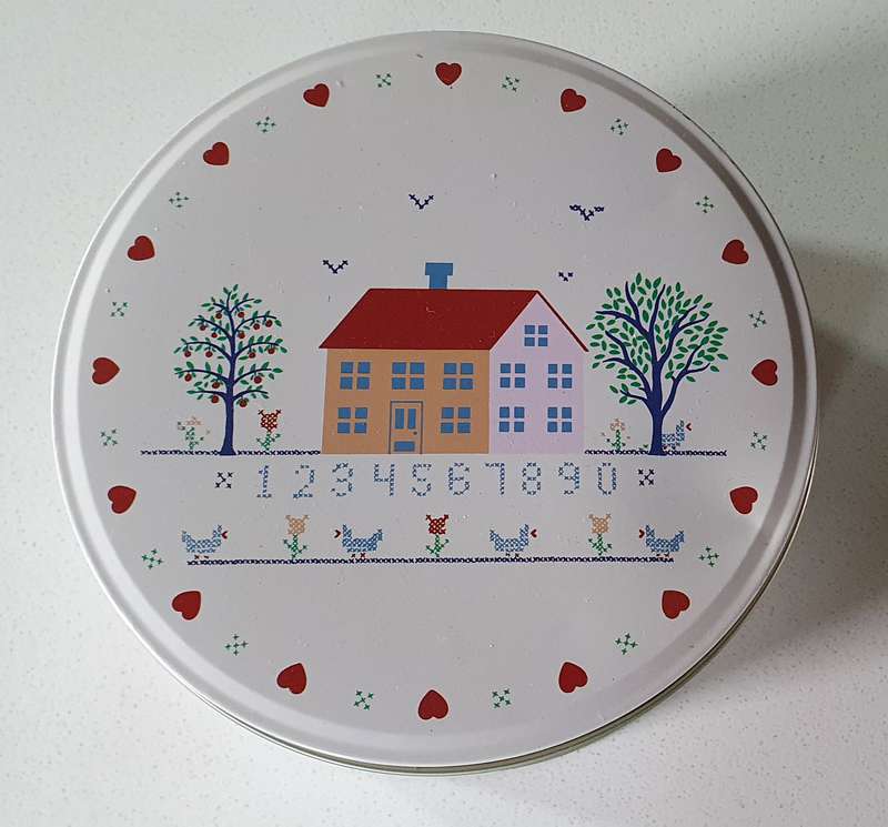 X-STITCH tin as per photos