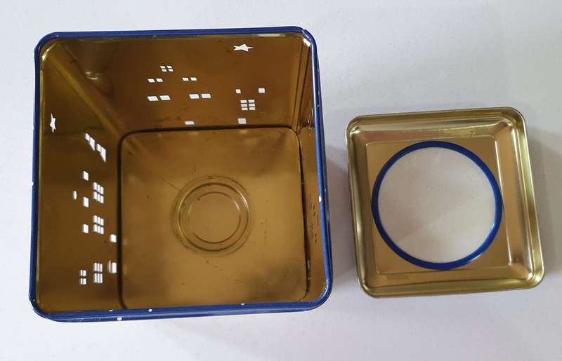 CANDLE LIGHT tin as per photos