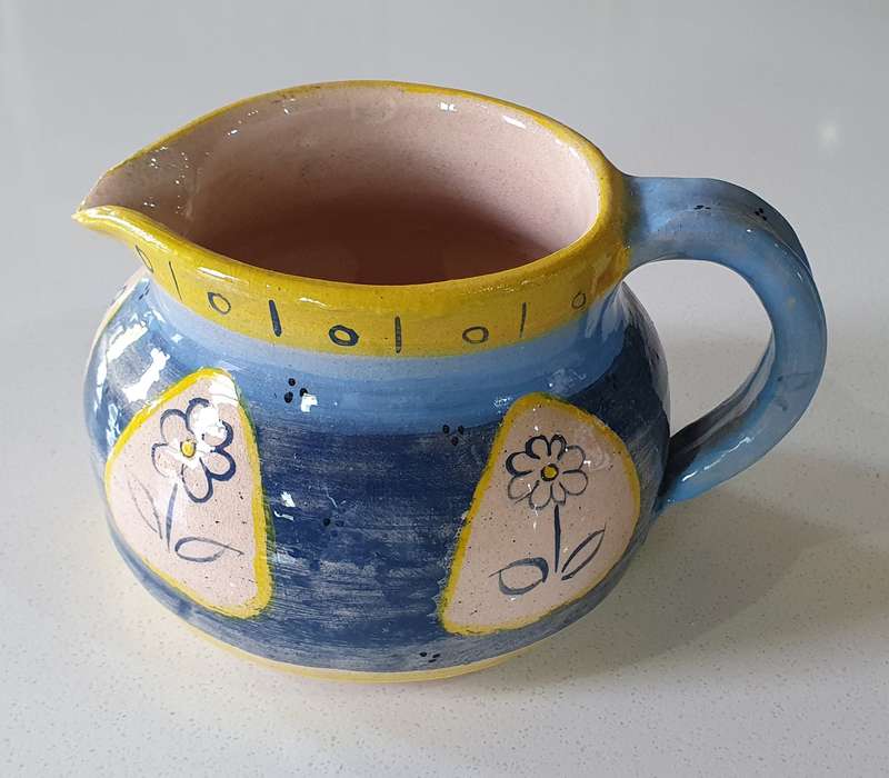 Glazed pottery/ jug as per photos
