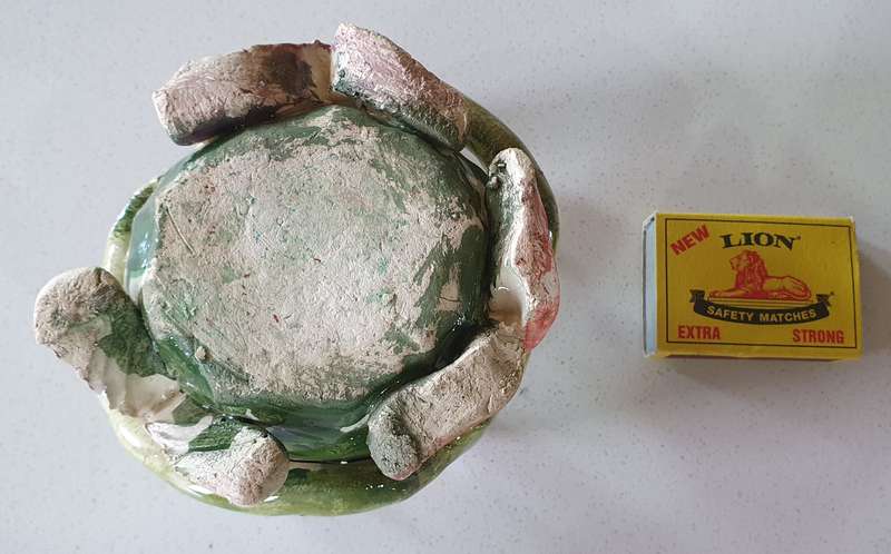 Glazed funky art pottery/clay item by Liza-Ann as per photos