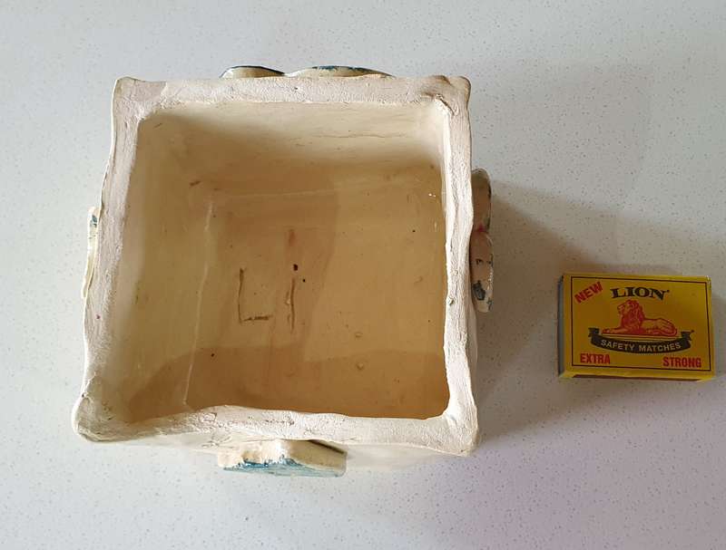 Glazed funky art pottery/clay item by Liza-Ann as per photos