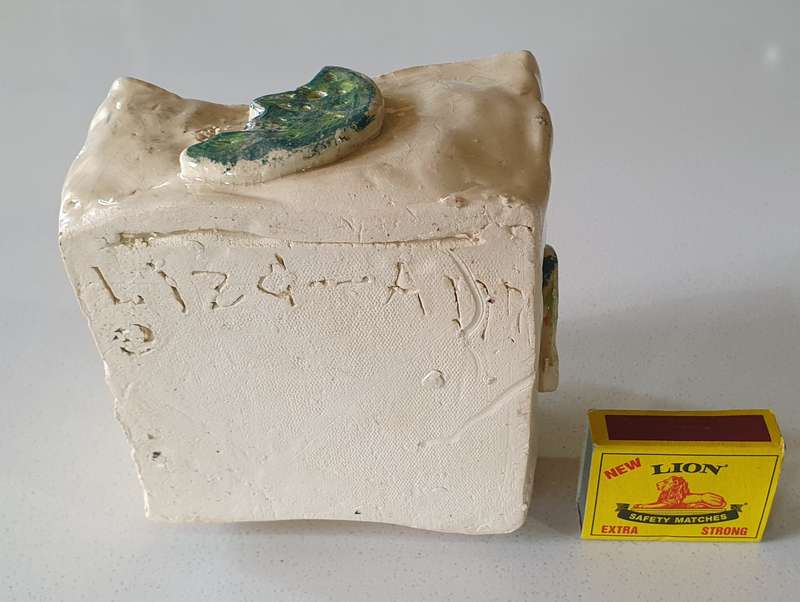 Glazed funky art pottery/clay item by Liza-Ann as per photos