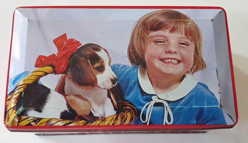 Vintage PYOTT's tin as per photos