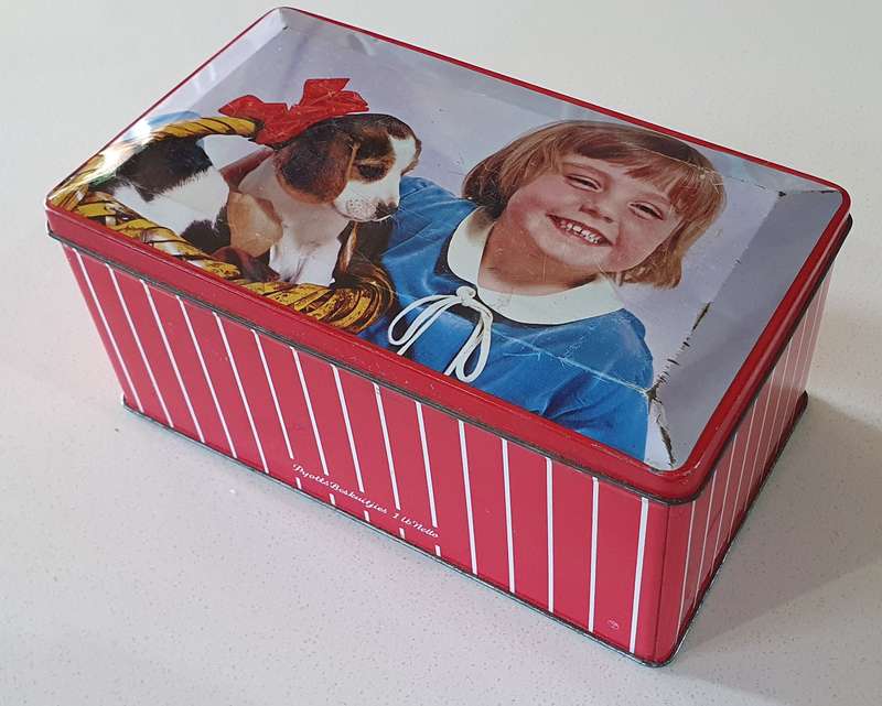 Vintage PYOTT's tin as per photos