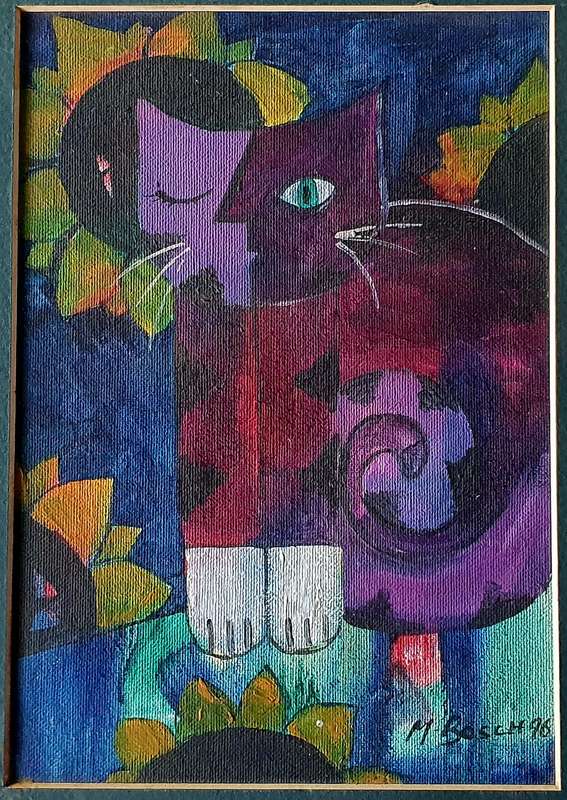 Original acrylic painting by M BOSCH as per photo