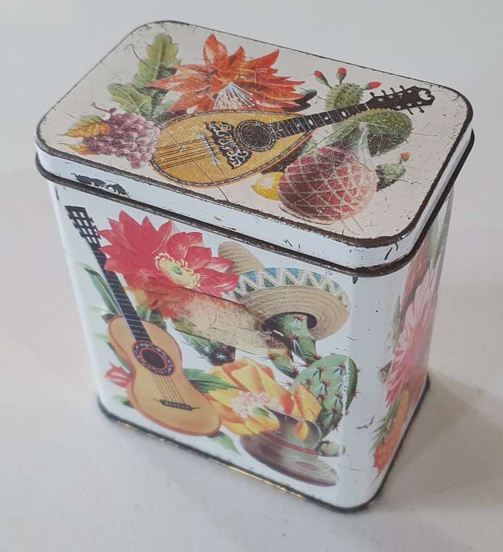 Mexican theme tin as per photos
