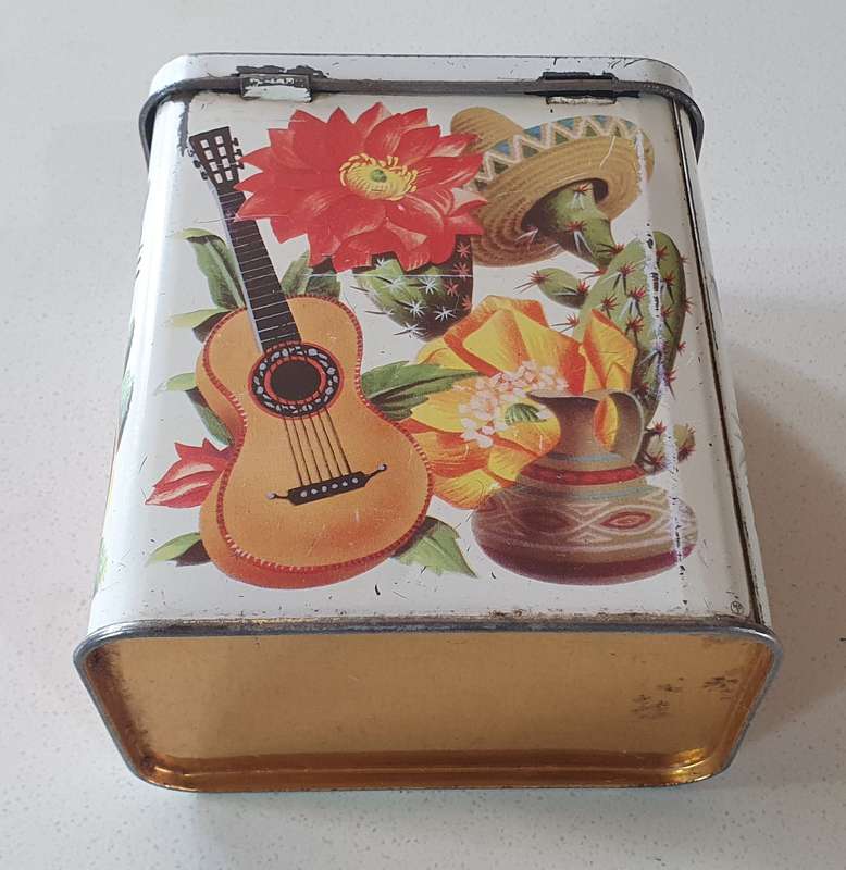 Mexican theme tin as per photos