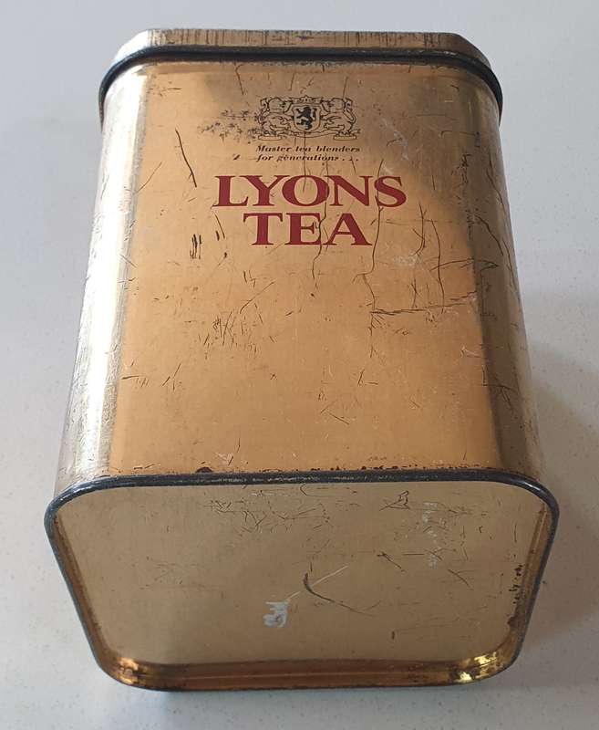 LYONS tea tin as per photos