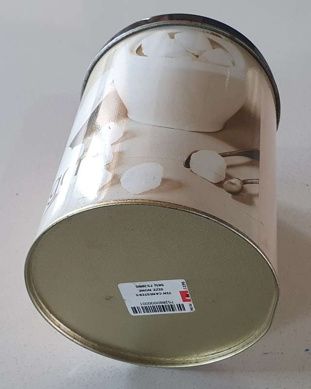 SUGAR tin as per photos