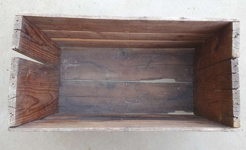 Vintage wooden PENNANT paraffin crate as per photos