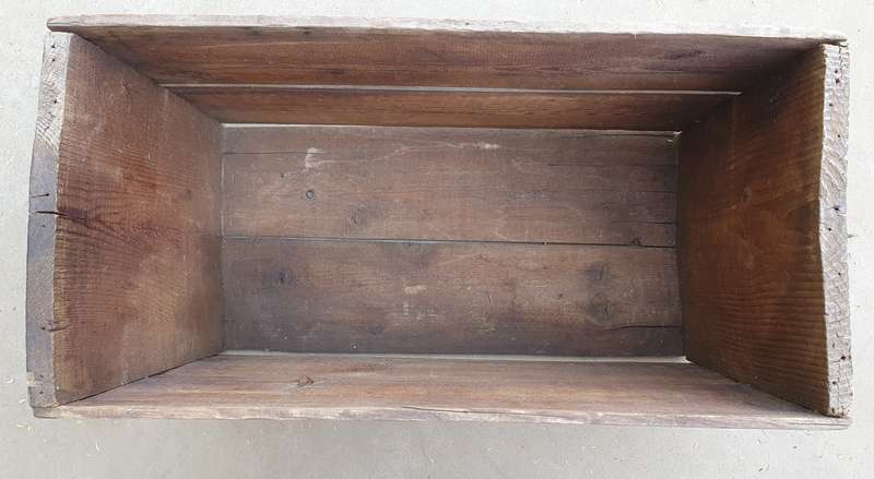 Vintage wooden paraffin crate as per photos