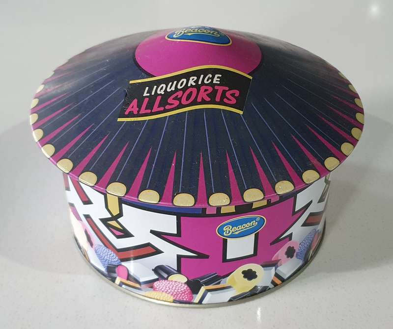 Liquorice ALLSORTS tin as per photos