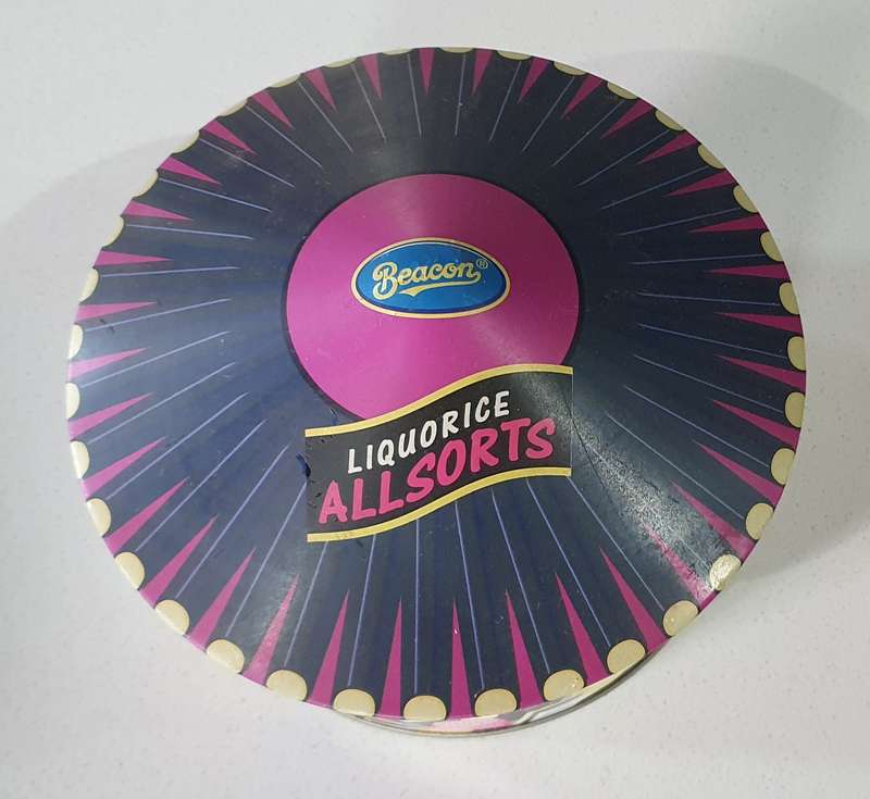 Liquorice ALLSORTS tin as per photos