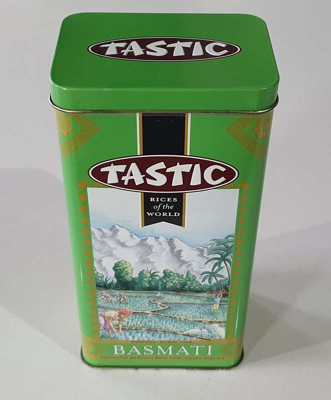 TASTIC RICE BASMATI tin as per photos