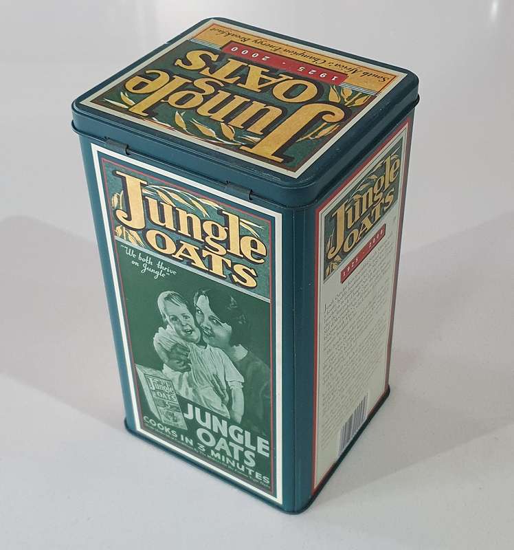 JUNGLE OATS tin as per photos