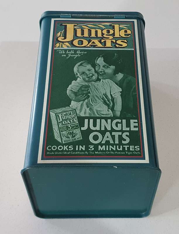 JUNGLE OATS tin as per photos
