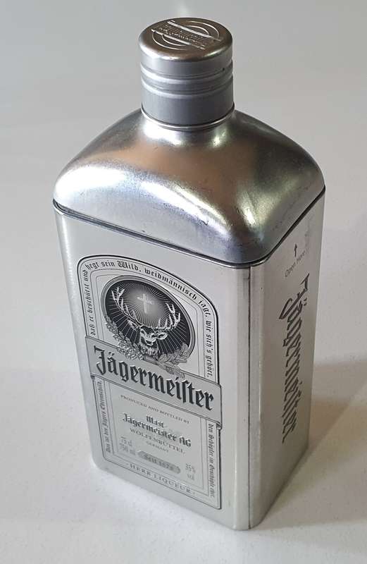 Jagermeister tin as per photos