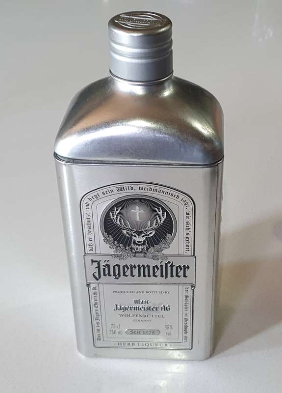 Jagermeister tin as per photos