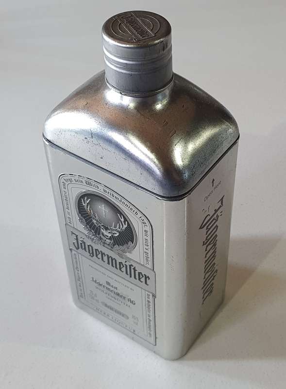 Jagermeister tin as per photos