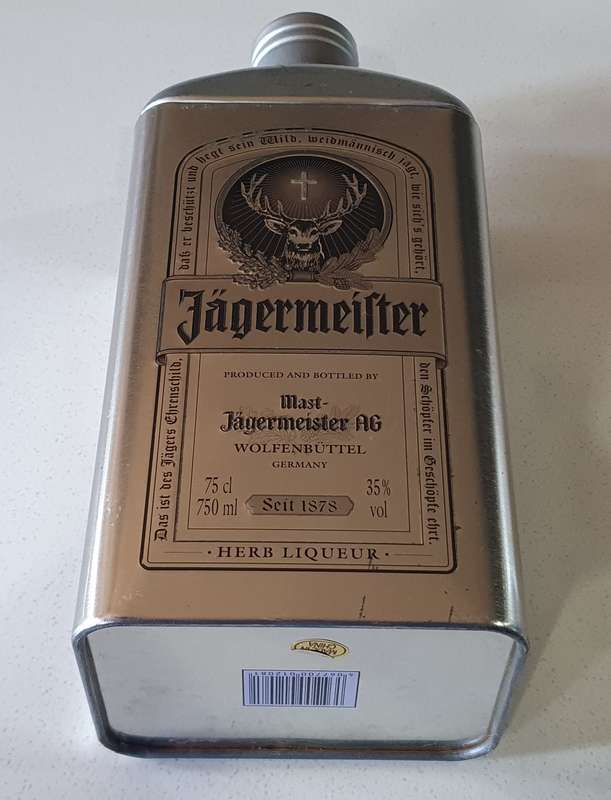 Jagermeister tin as per photos