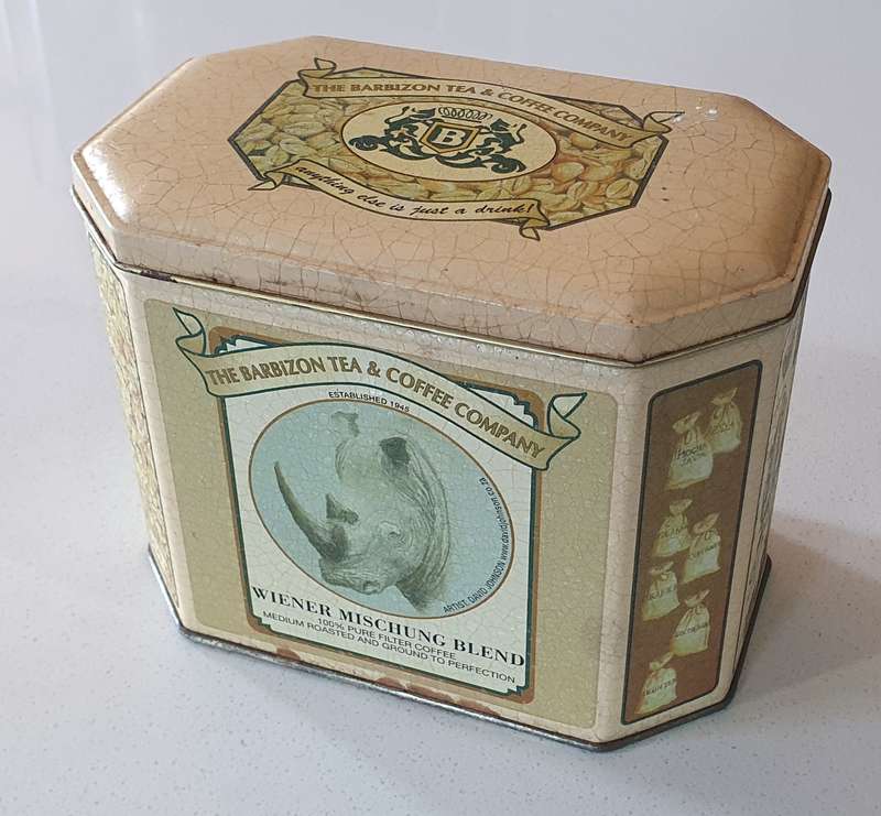 Barbizon coffee tin as per photos