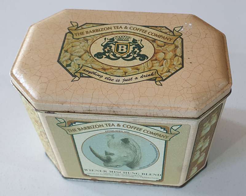 Barbizon coffee tin as per photos