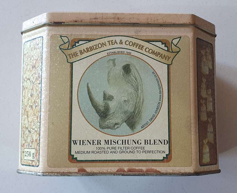 Barbizon coffee tin as per photos