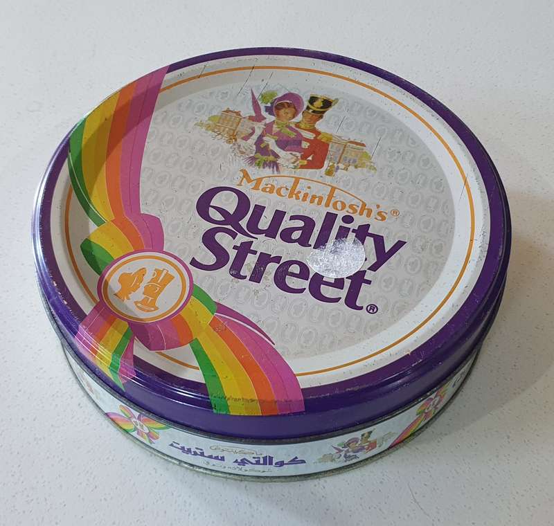 QUALITY STREET tin as per photos