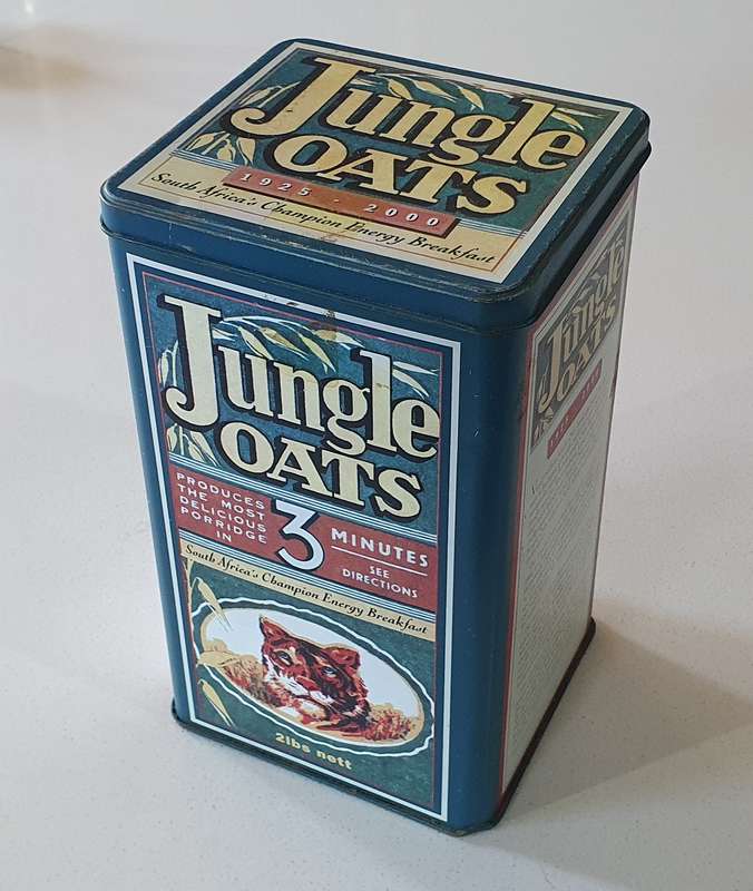JUNGLE OATS tin as per photos