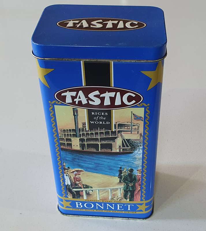 TASTIC RICE BONNET tin as per photos