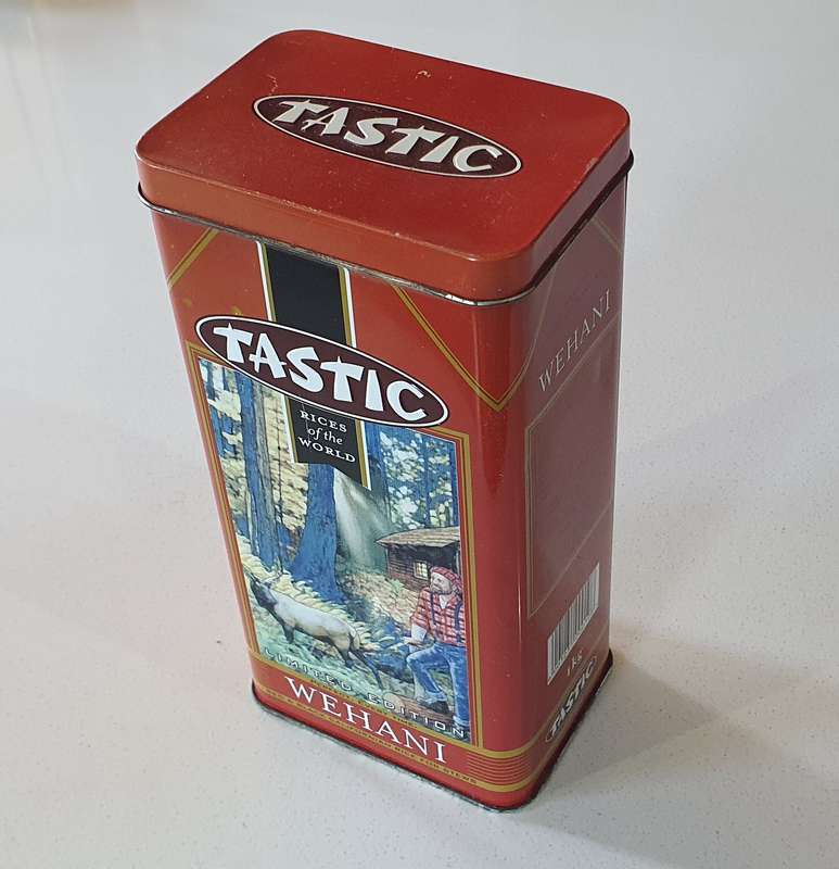 TASTIC RICE WEHANI tin as per photos