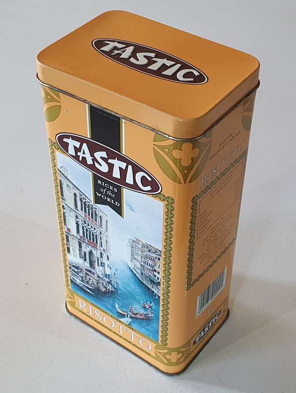 TASTIC RICE RISOTTO tin as per photos