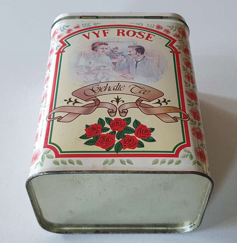 FIVE ROSES tea tin as per photos