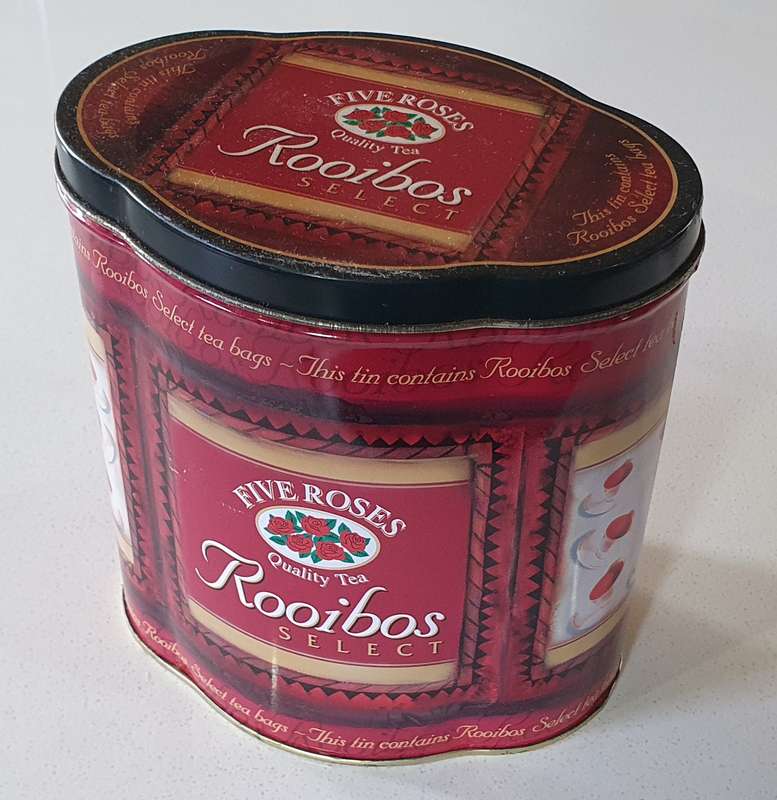 FIVE ROSES tea tin as per photos