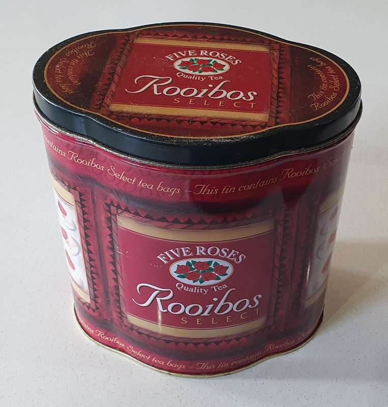 FIVE ROSES tea tin as per photos