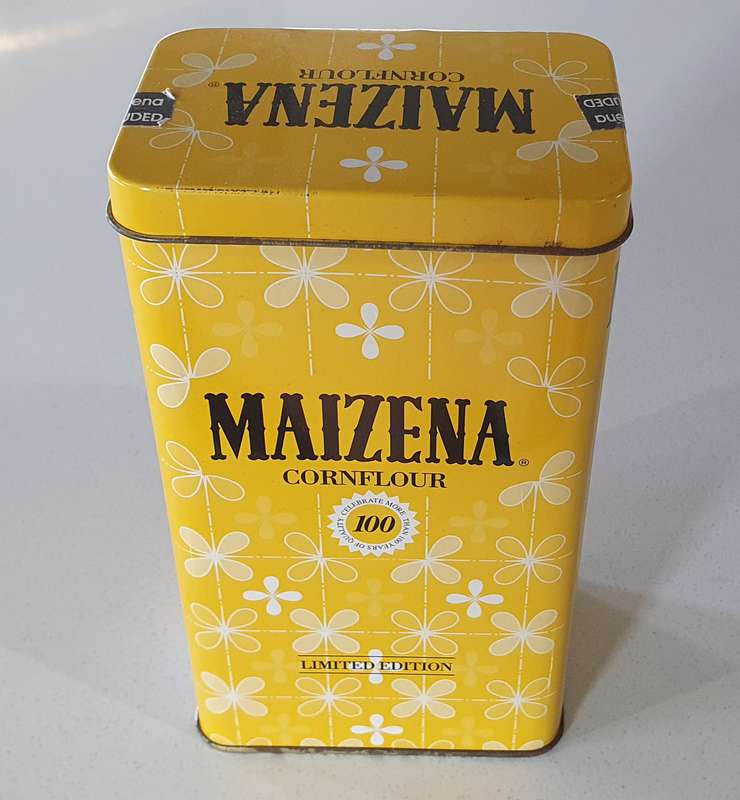 MAIZENA tin as per photos