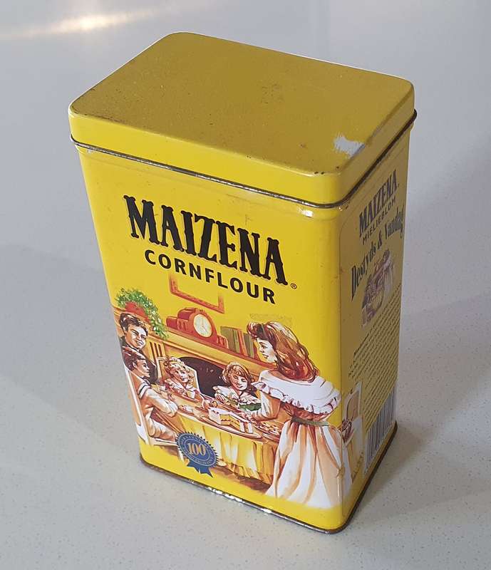 MAIZENA tin as per photos