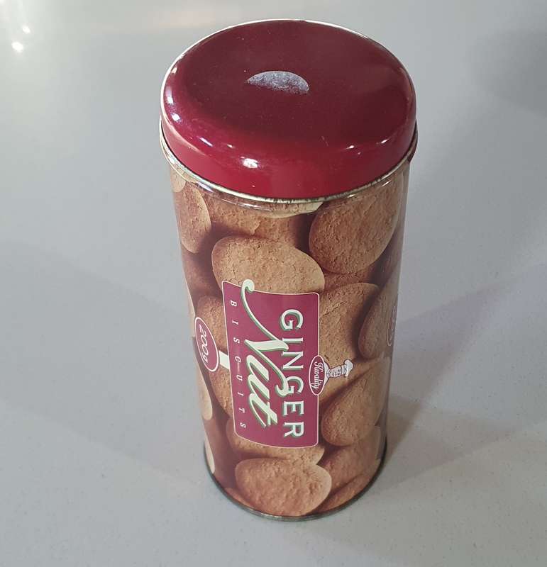 GINGER NUT BISCUIT tin as per photos