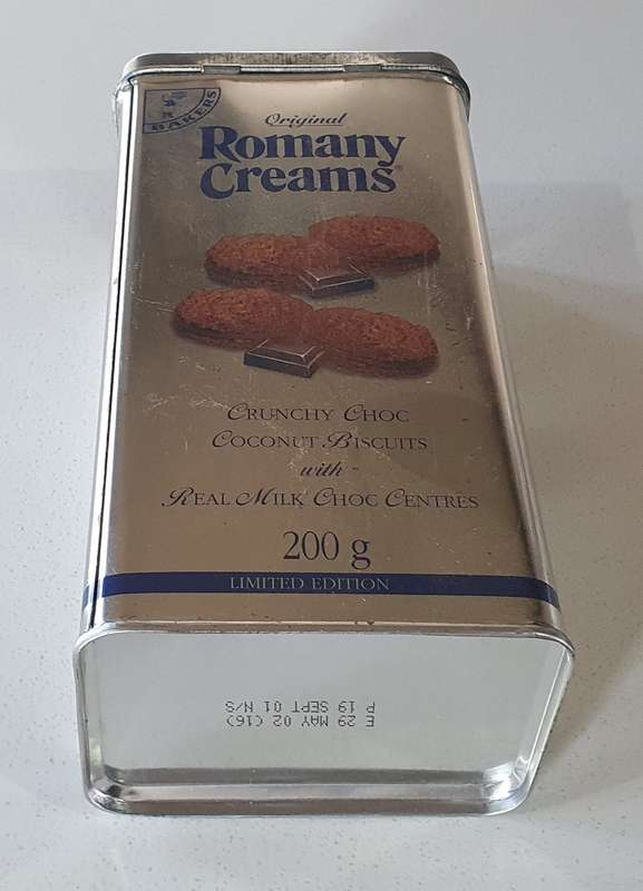 ROMANY CREAM tin as per photos